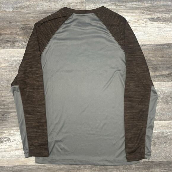 Cleveland Browns T-Shirt NWT NFL Team Apparel Football Mens M Long Sleeve Raglan - Picture 3 of 11